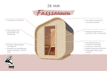 Fasssauna Asymmetrisch - thumbnail 3